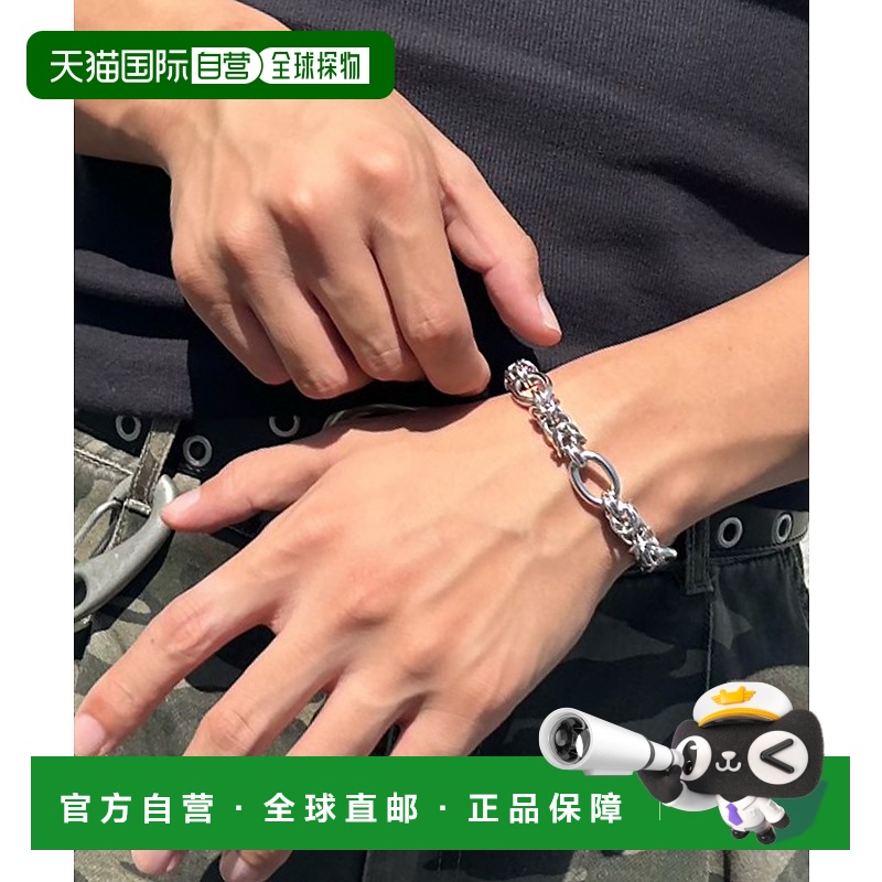 1h可退 日本直邮SBG 男士 蘭丸联名 外科不锈钢 混合链条手链 sbg
