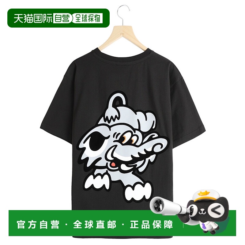 1h可退 日本直邮KENZO Verdy系列男士宽松印花T恤 FF55TS4994SG