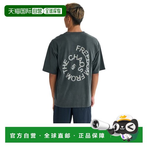 日本直邮Quiksilver FREEDOM FROM 半袖T恤 [231686992] 黑色