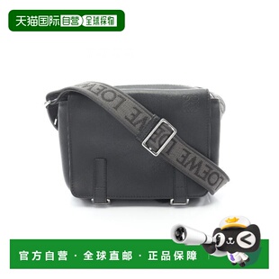日本直邮中古Loewe罗意威男包B级9新Messenger bag邮差包牛皮斜挎