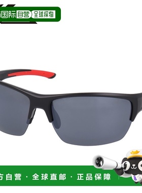 日本直邮XOOX 偏光太阳镜半框 II灰色/浅银色镜面镜片