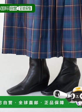 日本直邮Menue 楔形跟短靴 ME8623BW003033