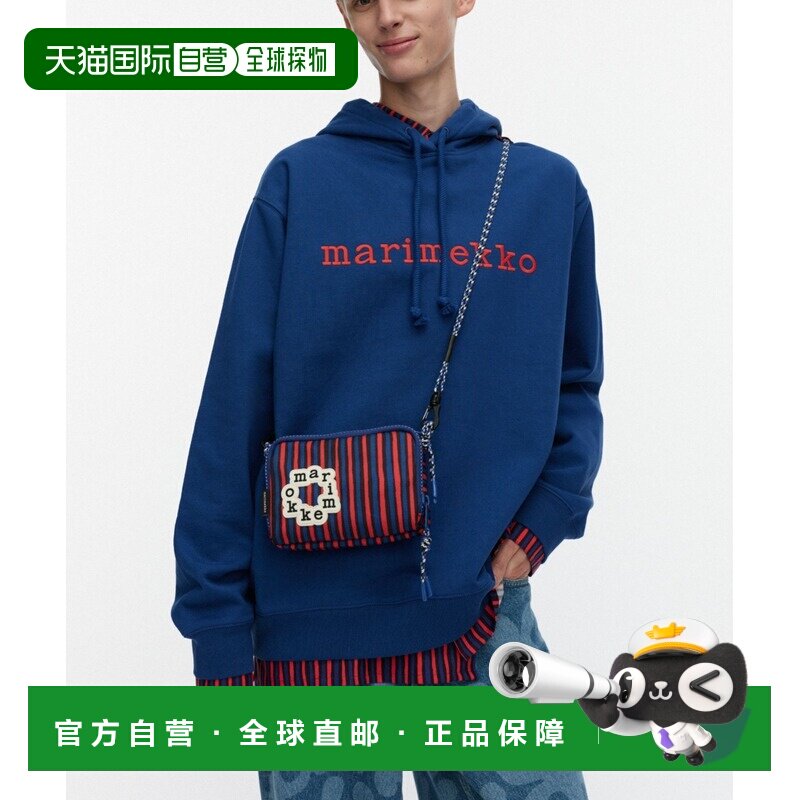 日本直邮Marimekko Kioski 男女同款 斜挎包 仿皮纹小号肩背包 可