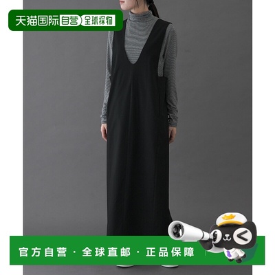 1h可退 日本直邮FORK&SPOON 女装 连衣裙 半身围裙设计V领 DFA726