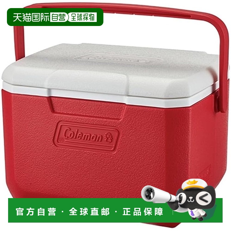 【日本直邮】Coleman科勒曼 冷藏箱6QT/4.7L 红色2000033010