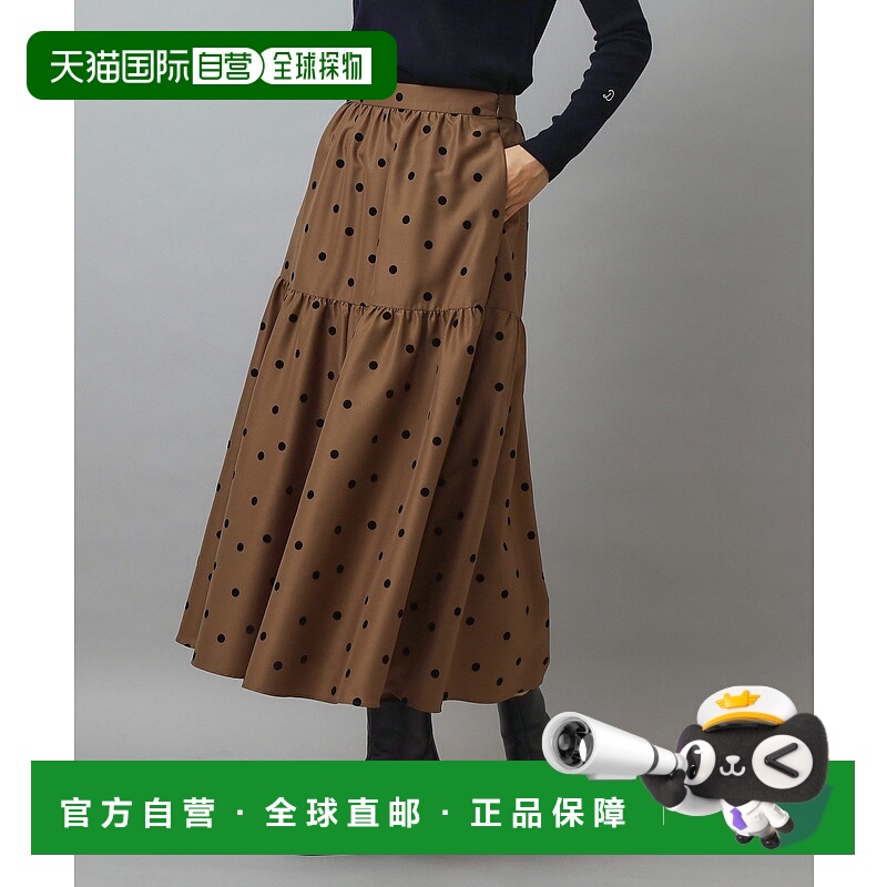 1h可退 日本直邮DRESSTERIOR 女装 弹性腰身 立体圆点印花 轻盈A