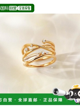 日本直邮日潮 4度C Canal ４℃ 银色戒指两件套 [152444241002]