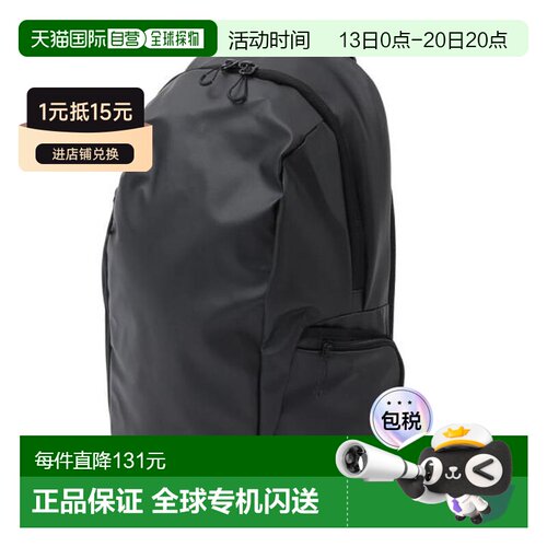 日本直邮ARENA 约30L可用于招集携带的黑色水泳背包 [AS5SBP10U B