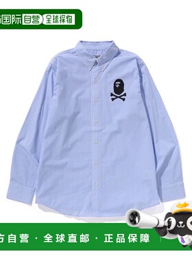 日本直邮【日本直邮】A BATHING APE猿人头男女同款衬衫4K70-131-