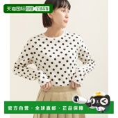 圆点印花纯棉T恤 1h可退 0101 女装 圆领长袖 日本直邮CHILD WOMAN