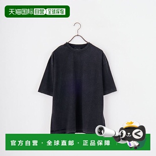 1h可退 日本直邮SLICK 男士复古破损染色T恤 5230116纯棉