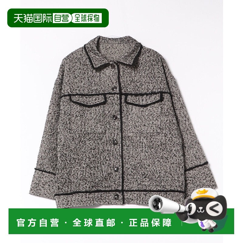 1h可退 日本直邮VICKY 女装 宽松H型 CPO夹克 半拉链双口袋设计 2