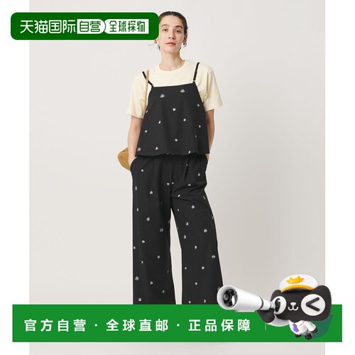 日本直邮THOUSAND MILE 女士 刺绣吊带+阔腿裤套装 防紫外线防泼