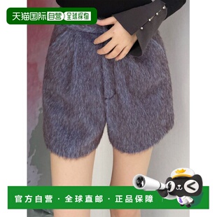 1h可退 日本直邮MURUA 女装 仿毛绒质感短裤 宽松设计 同系列外套