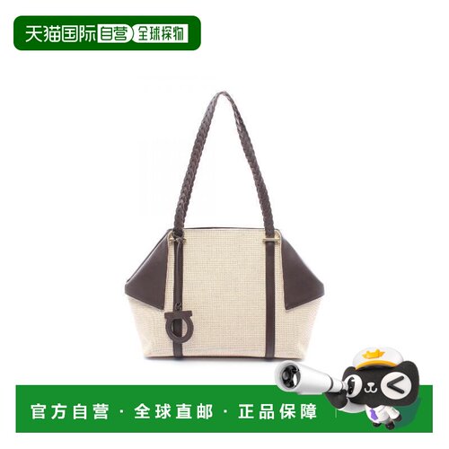 日本直邮中古二奢Ferragamo菲拉格慕女包A级95新tote bag托特包托