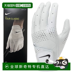 天然皮革 日本直邮耐克高尔夫手套 Tour Classic