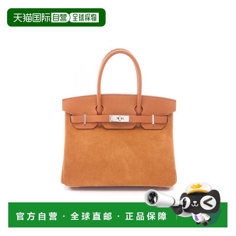 1h可退 日本直邮中古Hermes爱马仕女包A级95新birkin 30铂金包 30