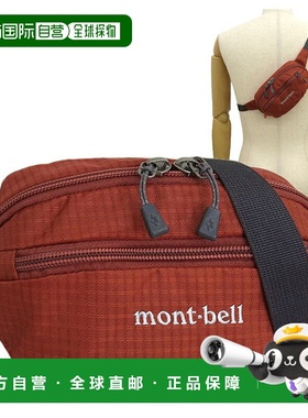 日本直邮Montbell 男女通用腰包S 码0.8 升橙色Delta Gusset Pouc