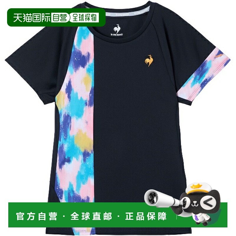 日本直邮Le coq sportif Aile forme 图案比赛衫男士网球比赛衫短