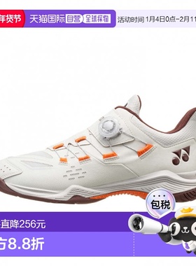 日本直邮YONEX 动力缓冲88 Dial Wide羽毛球鞋 SHB88D3W 白色×红