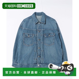 女装 CARD 宽松版 型丹宁夹克 A01 1h可退 半拉链设计 日本直邮RED