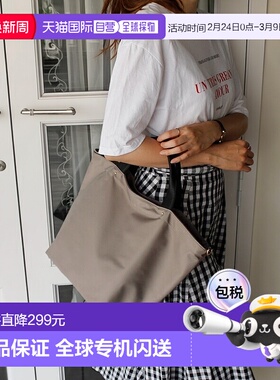 日本直邮VitaFelice 真皮手柄 2way尼龙托特包 [V04517AW00434]