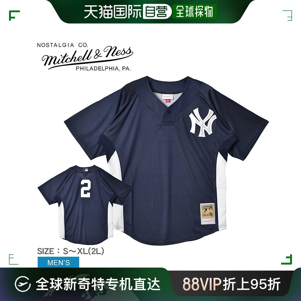 LaMitchell& Ness制服男式 MLB DEREK JETER纽约洋基