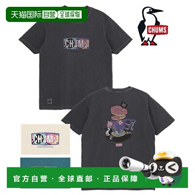 日本直邮CHUMS Records & Donuts T恤（上衣/T恤）短袖