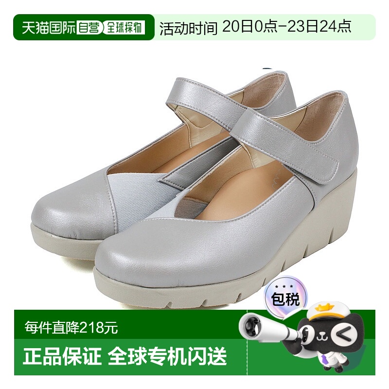 日本直邮First Contact女士5.5CM低跟除臭楔形鞋，39616