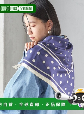 1h可退 日本直邮manipuri 50周年纪念刺绣图案丝巾 318230174围巾