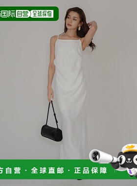1h可退 日本直邮KINO THE KEI 女士 方领背开式垂感吊带连衣裙 kt