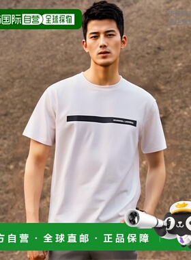 日本直邮MICHAEL LINNELL T恤短袖徽标男女 LINE T恤黑白 ML-TS01