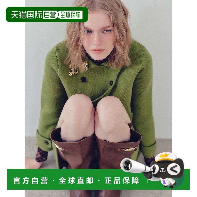 日本直邮LILY BROWN 针织双层迷你连衣裙式外套