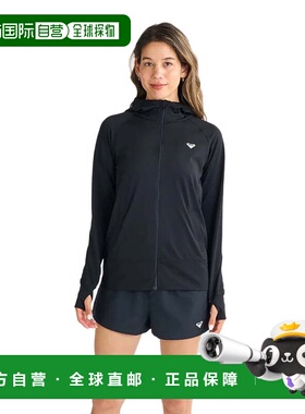 日本直邮ROXY 历史标志连帽长袖防晒衣 25SPRLY251032BLK 黑色