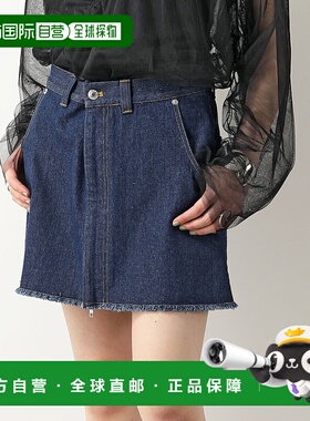 日本直邮PROVOKE 牛仔迷你裙 PV-040024 女式迷你裙 紧身裙 裹身