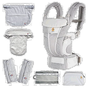 【日本直邮】Ergobaby OMNI breeze 珍珠灰 新生儿 背带