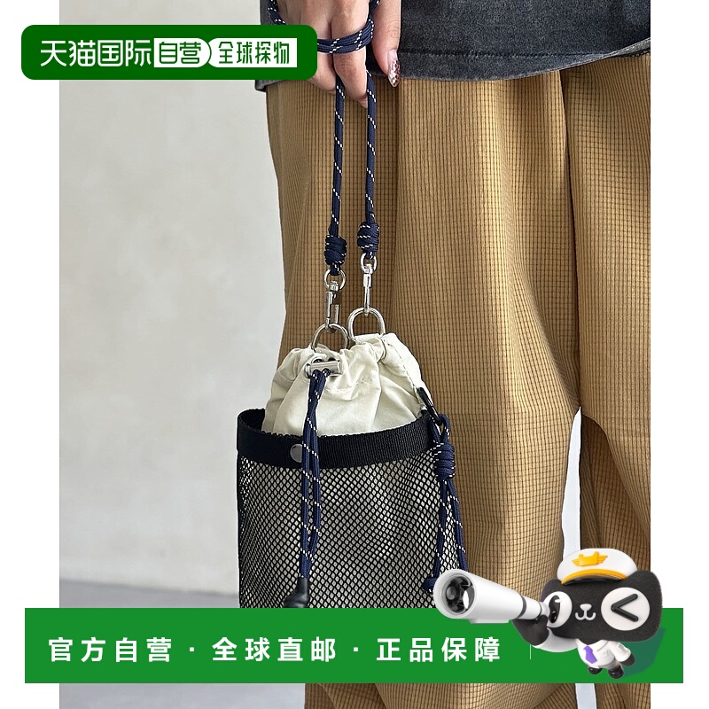 1h可退 日本直邮CPCM 男女同款尼龙网格迷你单肩包 PGM2041312A00