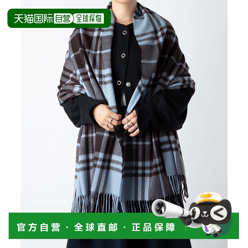 日本直邮Joshua Ellis 围巾男女配饰 70 x 190 围巾大号披肩格子