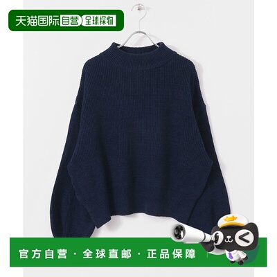 1h可退 日本直邮DOORS import 女装宽松长袖圆领针织衫 KO003DL84