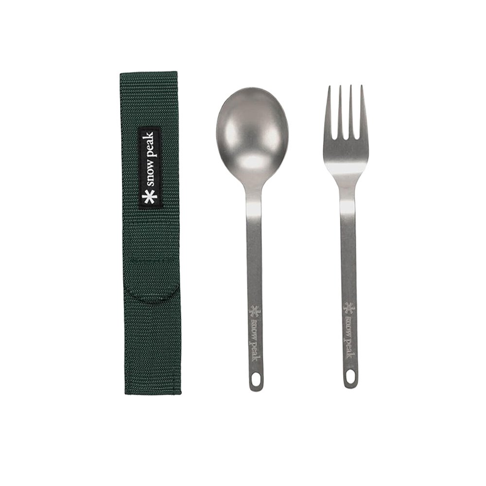 日本直邮Snow Peak SCT-002 餐具套装勺子叉子轻型储物盒含紧凑型