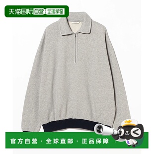 复古半拉链宽松连帽衫 男装 两色罗纹设计 日本直邮FARAH 1h可退