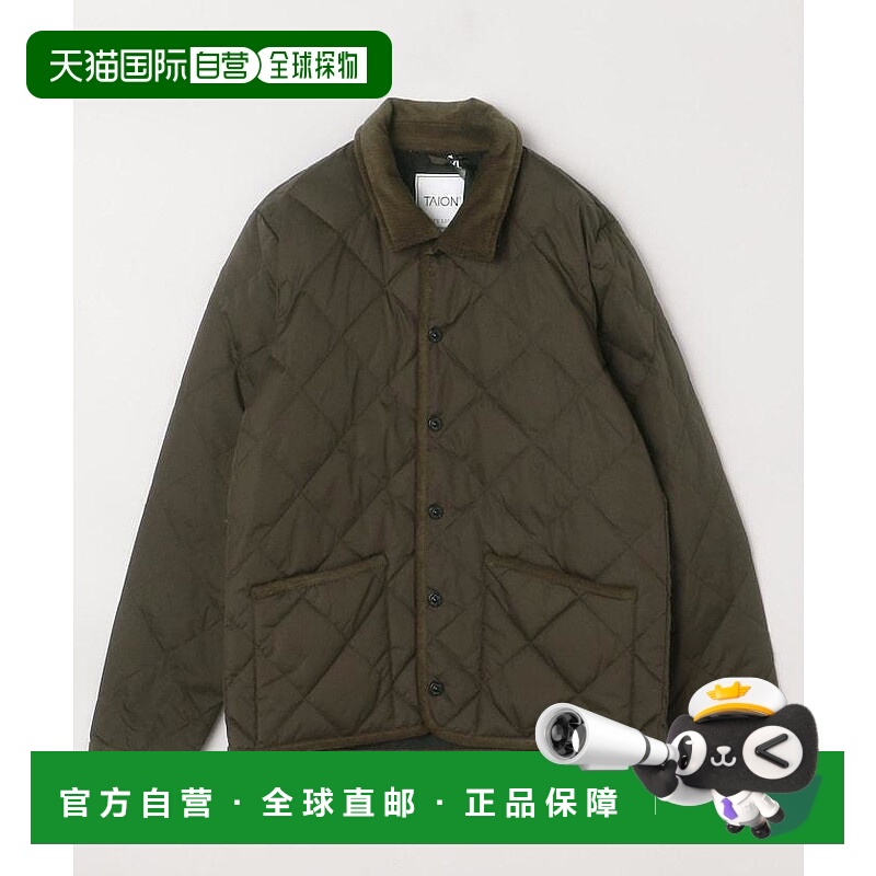 1h可退 日本直邮TAION 女士 800FP高质羽绒 菱格绗缝立领羽绒外套