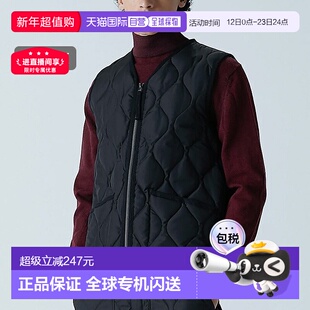 日本直邮TAION V 领拉链羽绒背心男女皆宜 TAION MILITARY 拉链 V