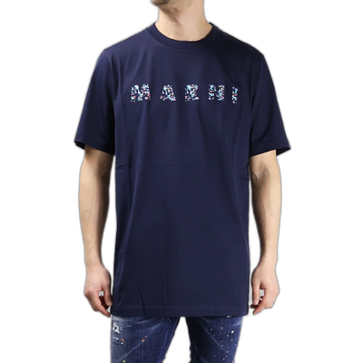 日本直邮 MARNI T恤 T恤短袖常规版型棉质男式 HUMU0198PQ USCW21