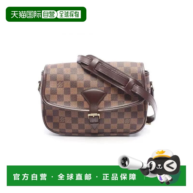 1h可退 日本直邮中古LV路易威登女包A级95新Sologne法棍包涂层/防