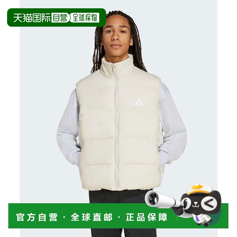 日本直邮adidas  Essentials ClimaWarm 三条纹羽绒服背心 [97745