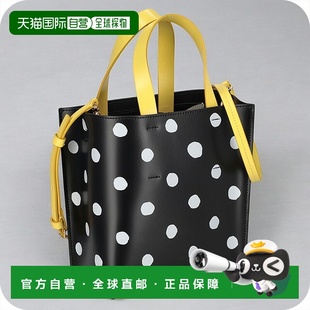 P6049 SHMP0039Q4 黑色 白色 小 日本直邮MARNI 轻便 女士手提包