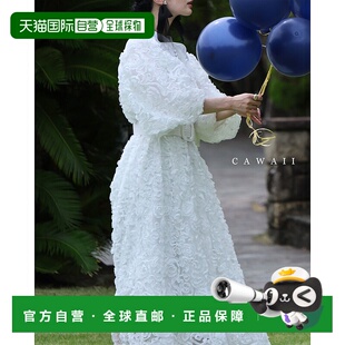 日本直邮Blooming Bouquet 长裙(配蝴蝶结腰带)