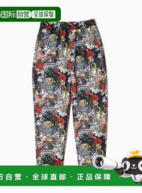 1h可退 日本直邮ScoLar 女装 全棉感保暖女裤 総柄裏地 テーパー