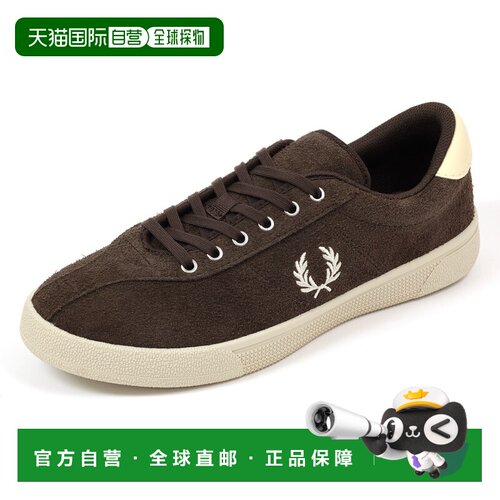 日本直邮FRED PERRY B2328 Q21 网球鞋 烧烟草色 绒面革